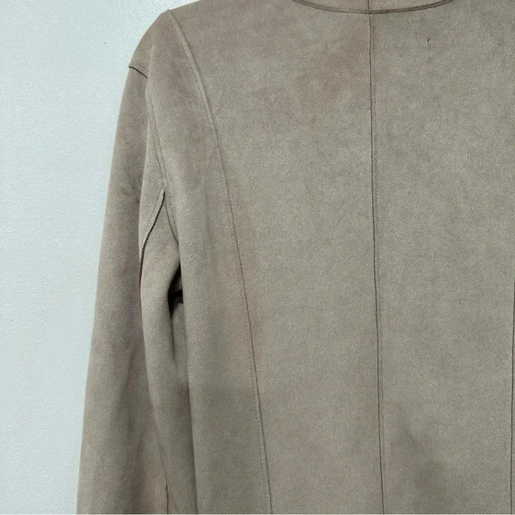 Zara basic faux suede jacket - Picture 6 of 7